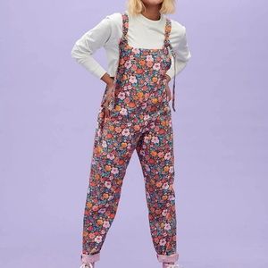 Lucy & Yak Dungarees in Dune Print